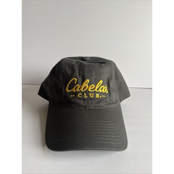 Cabela's Other - Cabela's Club Cap Hat Dark Gray Embroidered Adjustable Hunting Fishing Camping